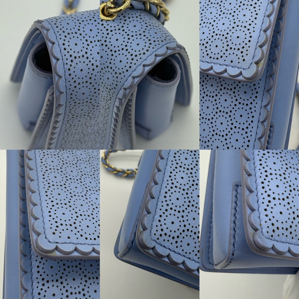 Authentic Salvatore Ferragamo PREFORATED vara Ginny bag - Picture 17 of 17